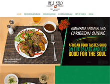 Tablet Screenshot of nativeafricancuisine.com